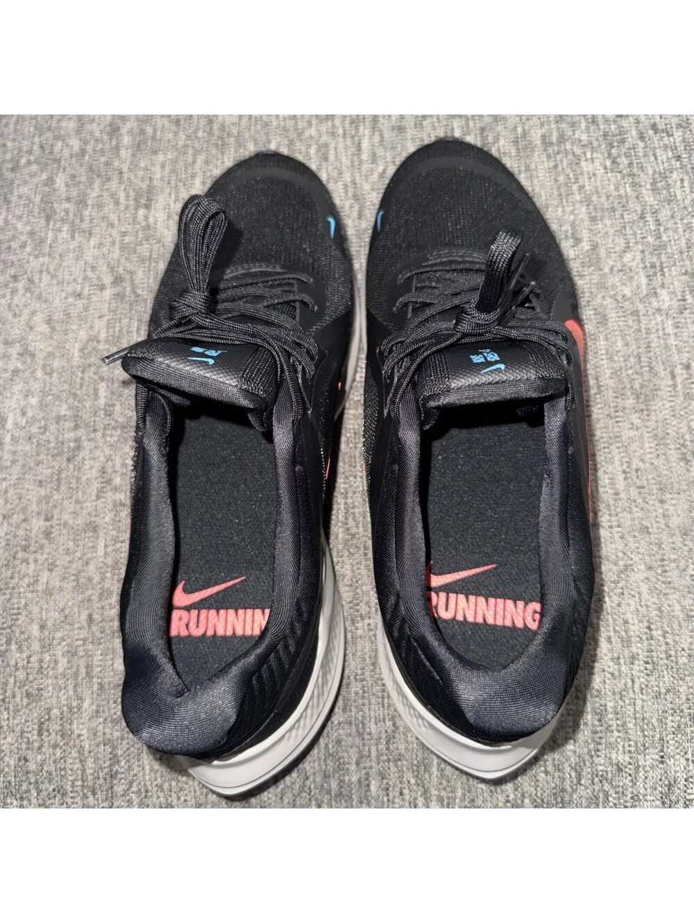 Nike Quest 5 Men’s Size 8/WMNS 9.5 Running Shoes Black/Bright Crimson DD0204-005